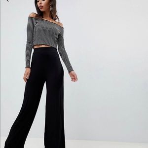 ASOS Tall Jersey Wide Leg Pant - Size 10